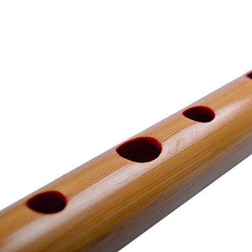 Bamboo Shinobue Red String Winding 7 Hole Traditional vertical flute Key of C_2