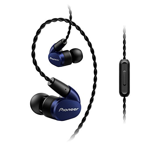 Pioneer Earphones Canal type / high resolution compatible SE-CH5T-L Blue NEW_1