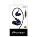 Pioneer Earphones Canal type / high resolution compatible SE-CH5T-L Blue NEW_2