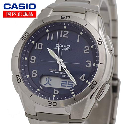 Casio Watch WAVECEPTOR World 6 Radio Wave Compatible Solar Watch Analog NEW_2