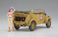 Hasegawa 1/24 Wild Egg Girls Pkw.K1 Cubel Wagen Type 82 Claire Frost Model Kit_5