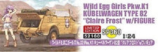 Hasegawa 1/24 Wild Egg Girls Pkw.K1 Cubel Wagen Type 82 Claire Frost Model Kit_6