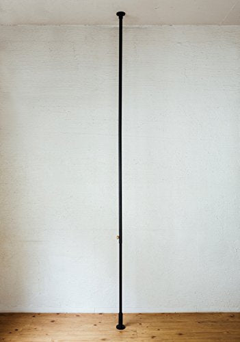 Draw A LINE 003 Tension ROD C Purpose Bar C Black Width 200 to 275cm D-C-BK NEW_2