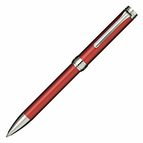 SAILOR 16-0805--230 Ball Point Pen Barcarolle 0.7mm Silver Red NEW from Japan_1