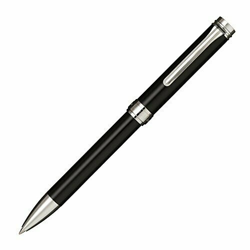 SAILOR 16-0805-220 Ball Point Pen Barcarolle 0.7mm Silver Black NEW from Japan_1