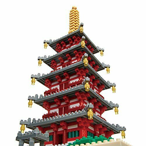 nanoblock Five-Storied Pangoda Deluxe Edition NB031 NEW from Japan_2