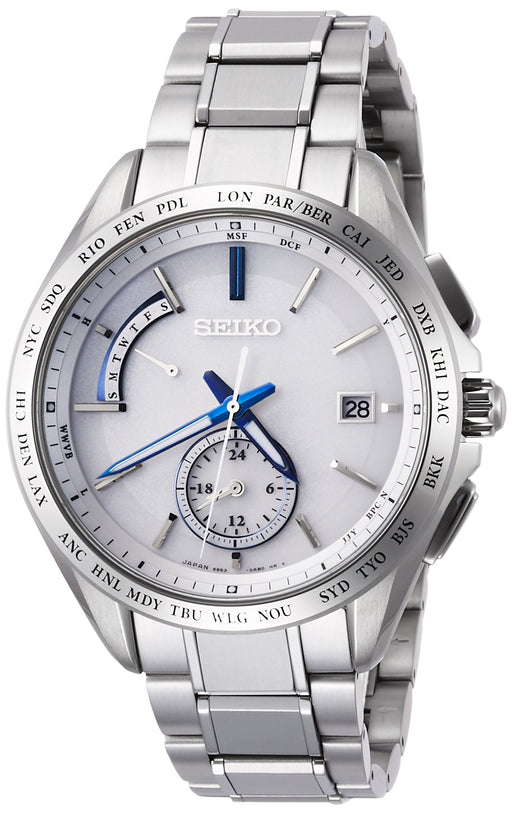 Seiko BRIGHTZ dual time display SAGA229 Titanium Men's watch Day/Date calendar_1