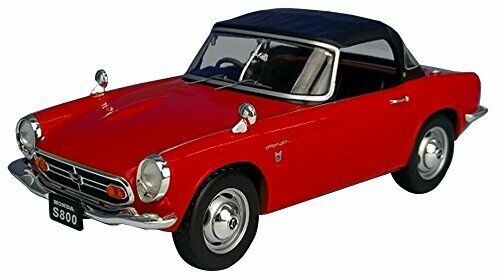 FIRST:18 1/18 Honda S800 Convertible Red Diecast Model F18-012 NEW from Japan_1