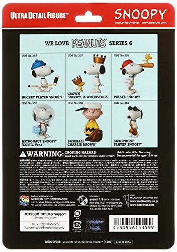 UDF PEANUTS Series 6 ASTRONAUT SNOOPY COMIC Ver. Non-scale PVC Painted NEW_3