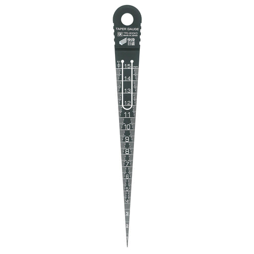 Niigata Seiki SK Plastic Tapered Gauge 1-15mm TPG-800KD Black Polycarbonate NEW_1
