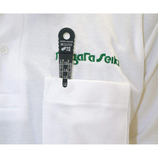 Niigata Seiki SK Plastic Tapered Gauge 1-15mm TPG-800KD Black Polycarbonate NEW_2