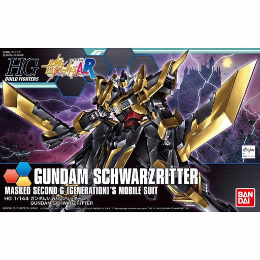 BANDAI HGBF 1/144 GUNDAM SCHWARZRITTER Model Kit Build Fighters NEW from Japan_1