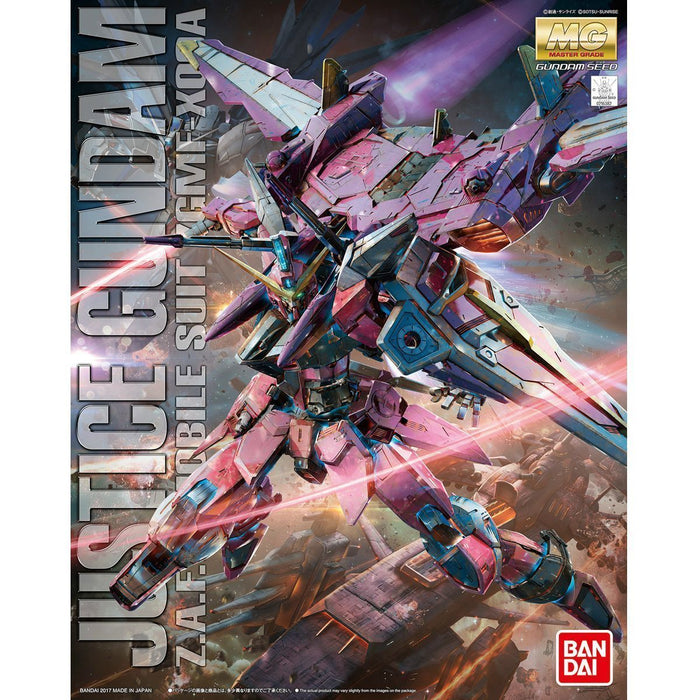 BANDAI MG 1/100 ZGMF-X09A JUSTICE GUNDAM Model Kit Gundam SEED NEW from Japan_1