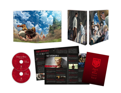 Attack on Titan Season 2 Vol.2 Standard Edition 2 Blu-ray+Booklet PCXG-50602 NEW_2