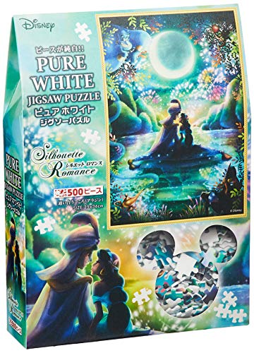 500 Piece Jigsaw Puzzle Pure White tightly series Disney Aladdin NEW from Japan_1