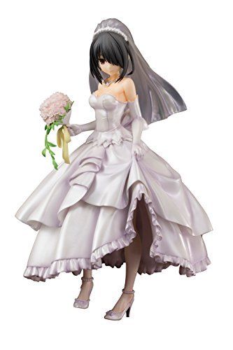 Pulchra Date A Live Kurumi Tokisaki Wedding Ver Figure from Japan_1