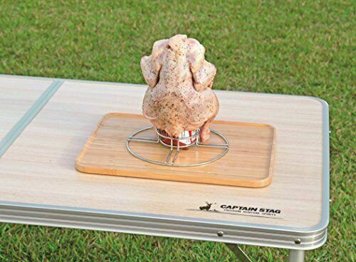 Captain Stag UG-3244 BBQ Can and Chicken Stand Camping Outdoor Gear NEW_3