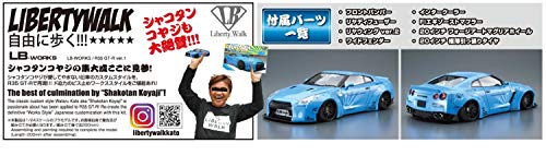 1/24 Mini Car Liberty walk series No.9 LB WORKS R35 GT-R Ver.1 Plastic model kit_6