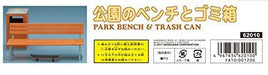 Hasegawa 1/12 Park Bench and Trash Box Model Kit NEW from Japan_6