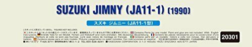 Hasegawa 1/24 Suzuki Jimny JA 11-1 Plastic Model kit 20301 NEW from Japan_8