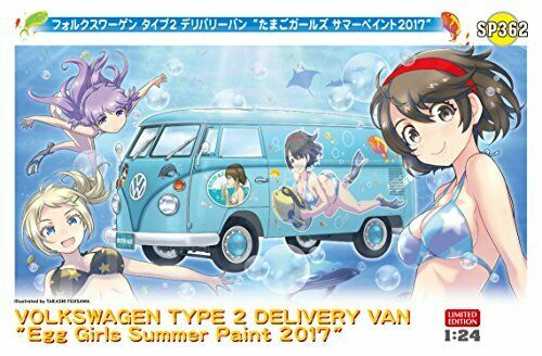 1/24 Volkswagen Type 2 Delivery Van 'Egg Girls Summer Paint 2017' Model Kit_5