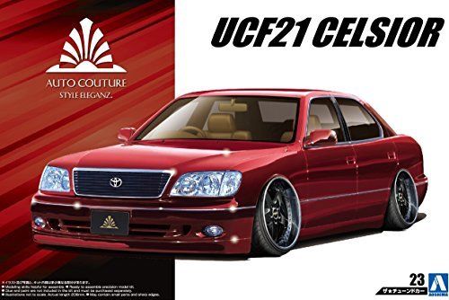 Aoshima TOYOTA Auto Couture UCF21 Celsior '97 Plastic Model Kit from Japan NEW_1