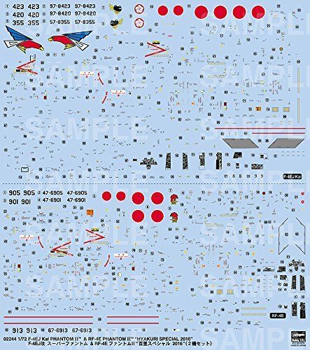 Hasegawa 1/72 F-4EJ Phantom II & RF-4E Phantom II Hyakuri Special 2016 Model Kit_6