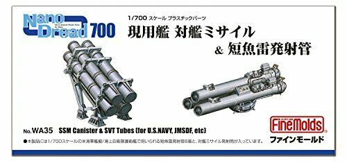 Fine Molds WA35 Modern Ship Anti-ship Missile & Surface Vessel Torpedo Tubes NEW_2