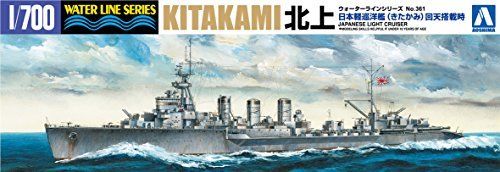 Aoshima Japanese Light Cruiser Kitakami Kaiten Carrier Plastic Model Kit NEW_2