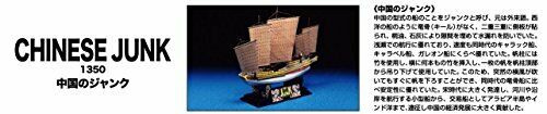 Aoshima Old time Ships Series No.5 Chinese Junk Plastic Model Kit NEW_5