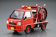 Aoshima 1/24 Subaru TT2 Sambar Fire Engine '08 Subaru Oizumi Factory Package NEW_2