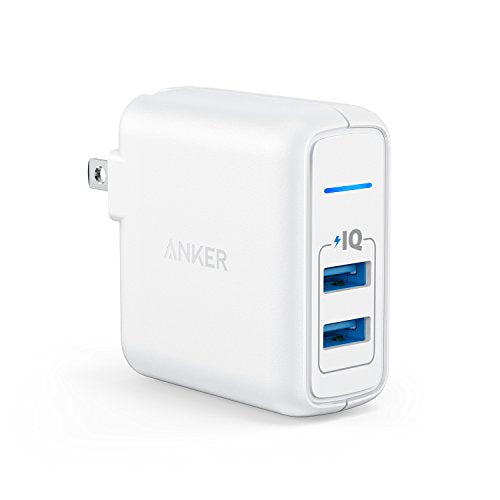 Anker charger PowerPort 2 Elite 24W 2-port USB white rapid PSE NEW from Japan_1