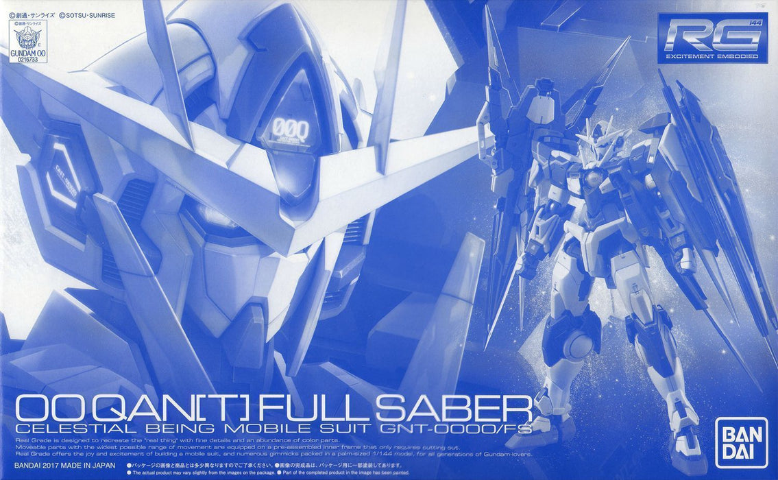 BANDAI RG 1/144 GNT-0000/FS 00 QAN[T] FULL SABER Model Kit Gundam 00 NEW F/S_1