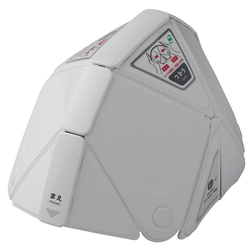 Midori Anzen Folding Disaster Prevention Helmet TSC-10 Flatmet White One Size_1