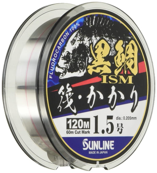 SUNLINE Fluorocarbon Line Kurodai Izumu Ikada Kakari 120m #1.5 Natural Clear NEW_1