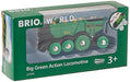 BRIO WORLD Big Green Action Locomotive 33593 Battery Powered Head light Function_3