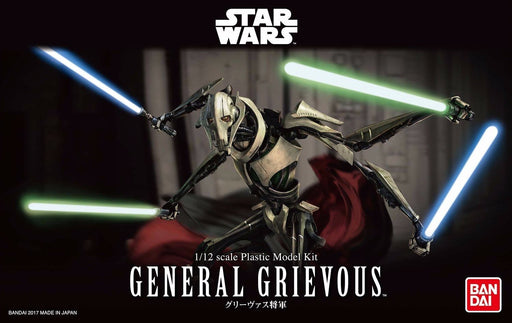 BANDAI STAR WARS Ep3 1/12 GENERAL GRIEVOUS Plastic Model Kit NEW from Japan F/S_1