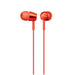 SONY MDR-EX155AP Closed Dynamic In-Ear Headphones In-line Remote Mic Red NEW_1