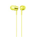 SONY MDR-EX155AP Closed Dynamic In-Ear Headphones In-line Remote Mic Yellow NEW_1