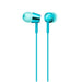 SONY MDR-EX155AP Closed Dynamic In-Ear Headphones In-line Remote Mic Light Blue_1