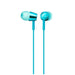 SONY MDR-EX155 Closed Dynamic In-Ear Headphones Light Blue NEW from Japan F/S_1
