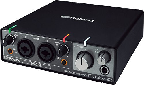 ROLAND RUBIX-22 USB Audio Interface for Laptop, PC Win&Mac, Tablet 4-channels_1