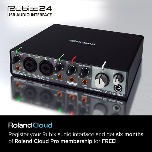 ROLAND RUBIX24 USB Audio Interface Up to 24bit / 192kHz, 2in / 4out USB NEW_2