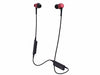 audio technica ATH-CKR75BT Bluetooth In-Ear Headphones w/Mic Brilliant Red NEW_1