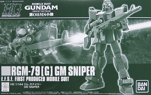 BANDAI HGUC 1/144 RGM-79[G] GM SNIPER Model Kit Gundam The 08th MS Team NEW F/S_1
