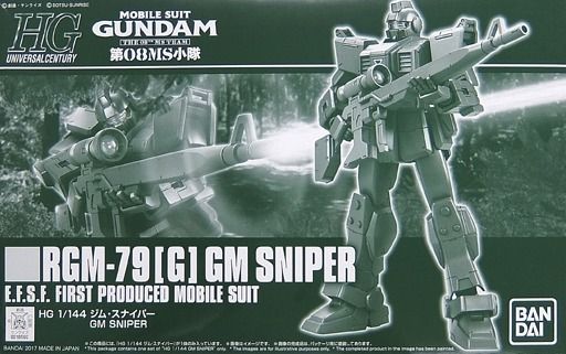 BANDAI HGUC 1/144 RGM-79[G] GM SNIPER Model Kit Gundam The 08th MS Team NEW F/S_1