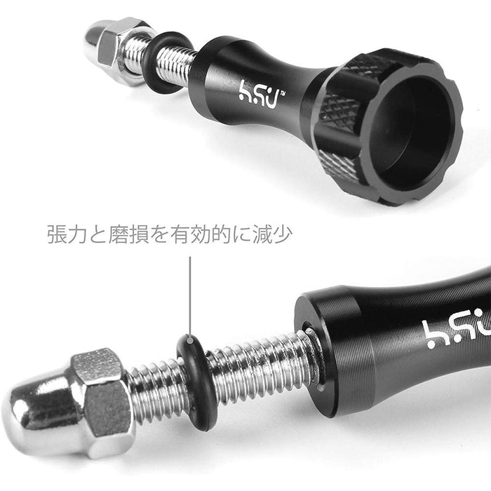 HSU aluminum thumb screw set for Wearable Camera GoPro hero12/11/10/9/8/7/6/5_3