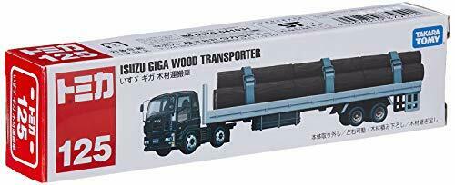 Takara Tomy Tomica Long Type Tomica No.125 Isuzu Giga timber truck NEW_3