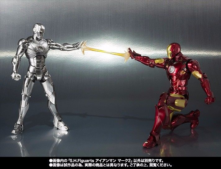 S.H.Figuarts Marvel IRON MAN MARK 2 II Action Figure BANDAI NEW from Japan F/S_6