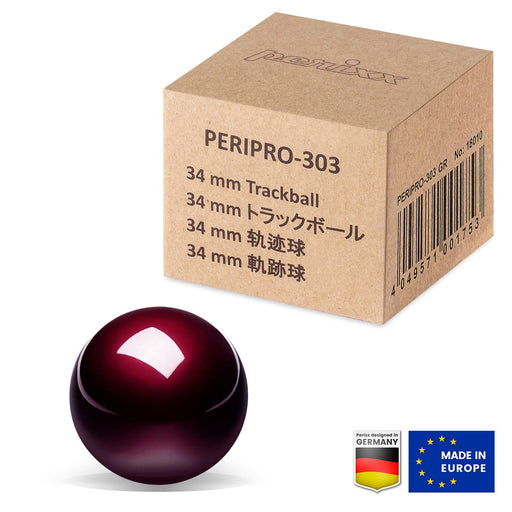 Perixx Replacement Track Mouse ball Red 18021 34mm 25g Glossy finish Elecom NEW_2
